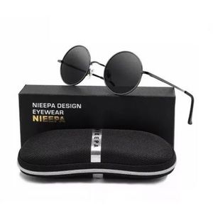 NIEEPA Polarized Sunglasses Black John Lennon